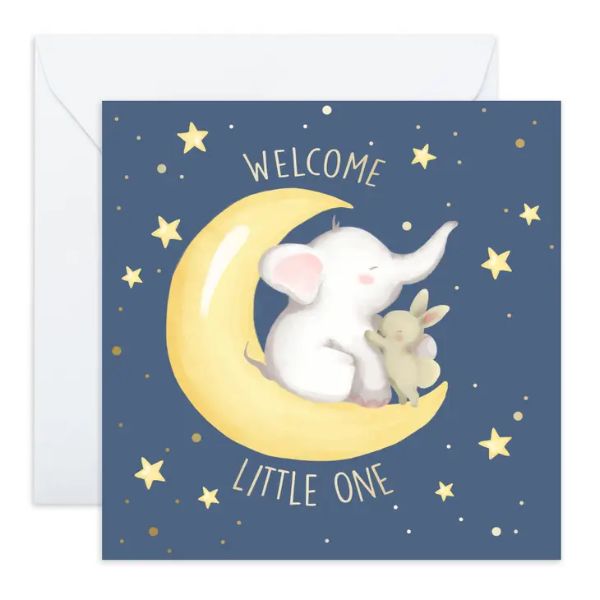 Welcom Little One Elephant Card/CE894