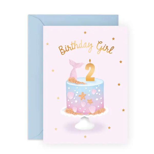 Birthday Girl,Mermaid Cake2/CF123