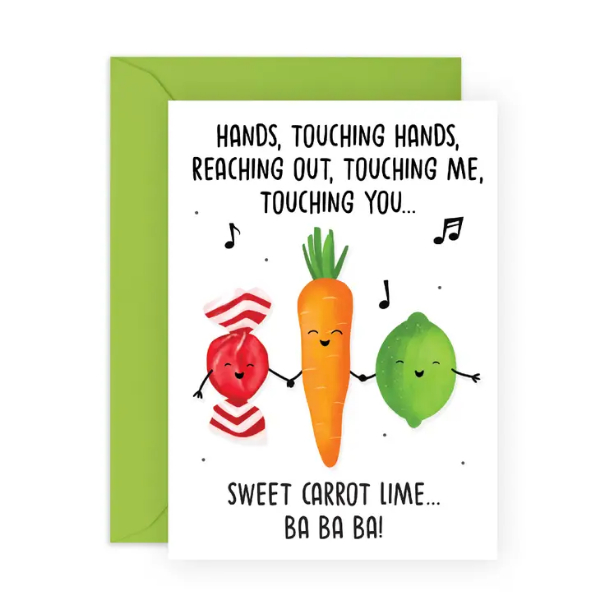 Sweet Carrot Lime Card/ CF915