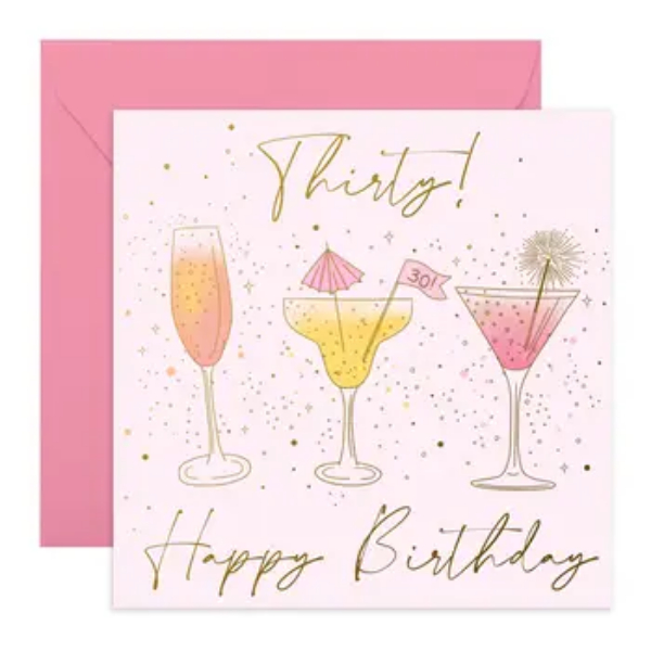 Thirty Happy Birthday Card/ CE858