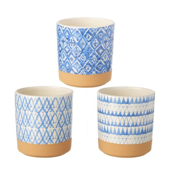 MIX OF ROUND CERAMIC POTS FDT031C