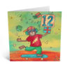 Monkey 12th Birthday Card/ CE790