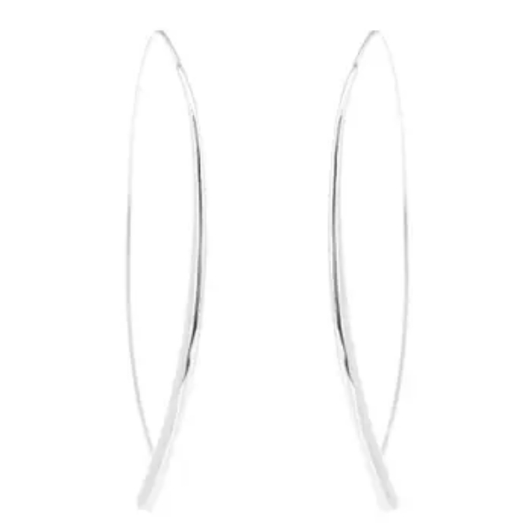 Sterling Silver Spear Earrings