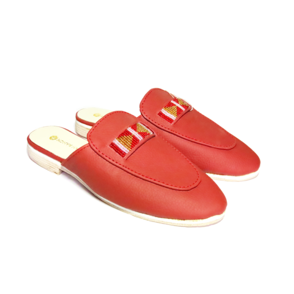 Printed Closed Slider Shoes