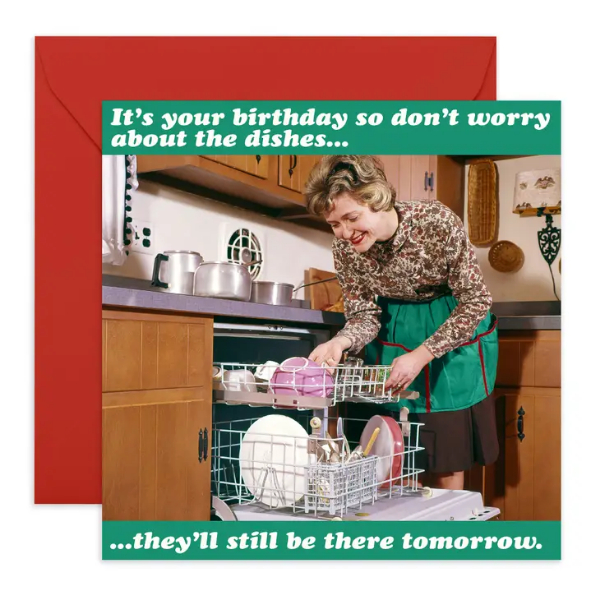 Don't Worry About The Dishes Card/ CC647
