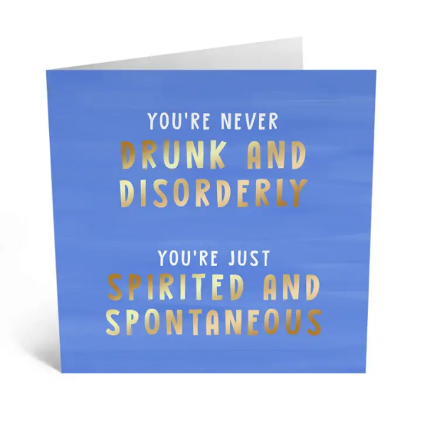 Drunk and Disorderly Card/ CC861