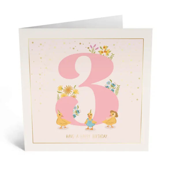 Farmyard Birthday 3 Card/ CE300