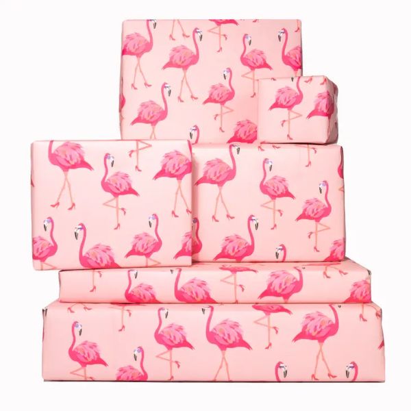 Flamingos 100gsqm Wrapping Paper Sheet 	GW115SIN