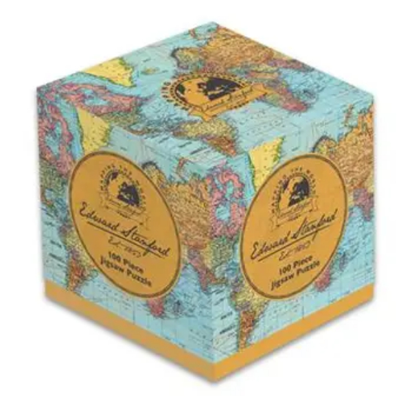 100 Piece Jigsaw - Edward Stanford World Map/ RFS12546