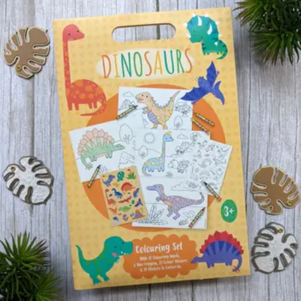 Dinosaurs A4 Colouring Set/ RFS14072