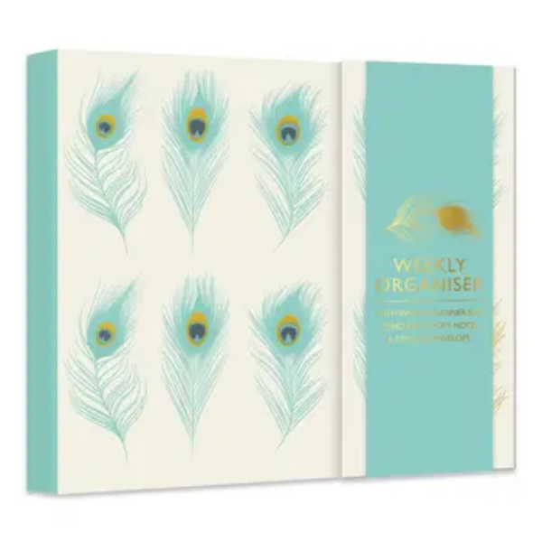Weekly Organiser - Peacock Feathers/ RFS14349