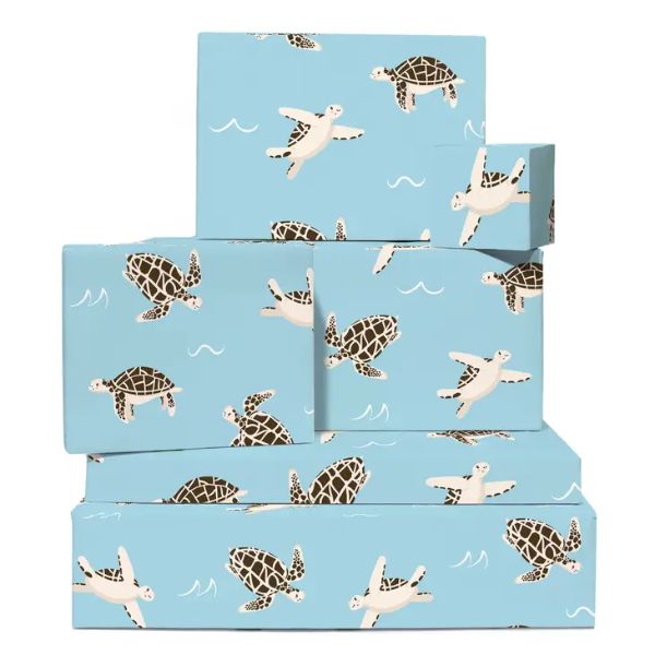 Swimming Turtles 100gsqm Wrapping Paper Sheet GW441SIN