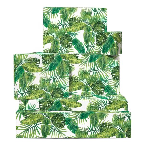 Tropical Leaves 100gsqm Wrapping Paper Sheet GW281SIN