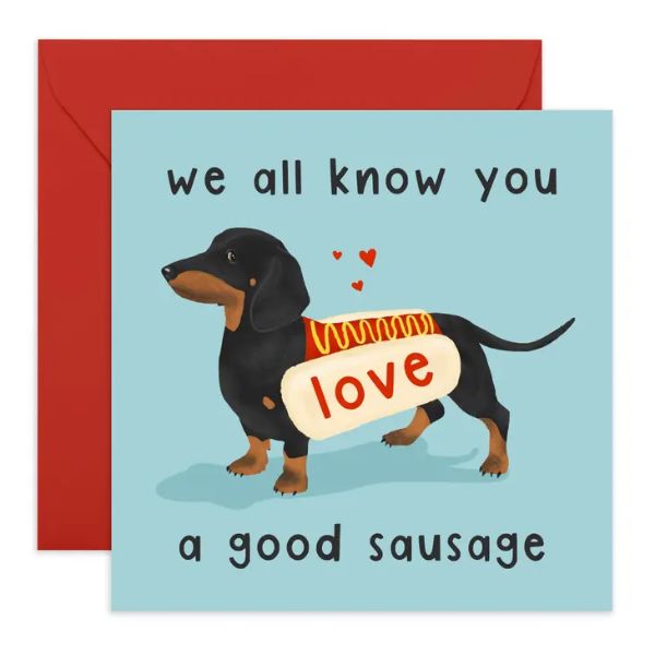 A Good Sausage Everyday Card, Recyclable Card CE787