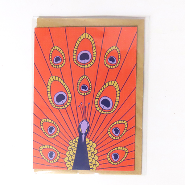 Greeting Card - Shinning Birds/ Peacock