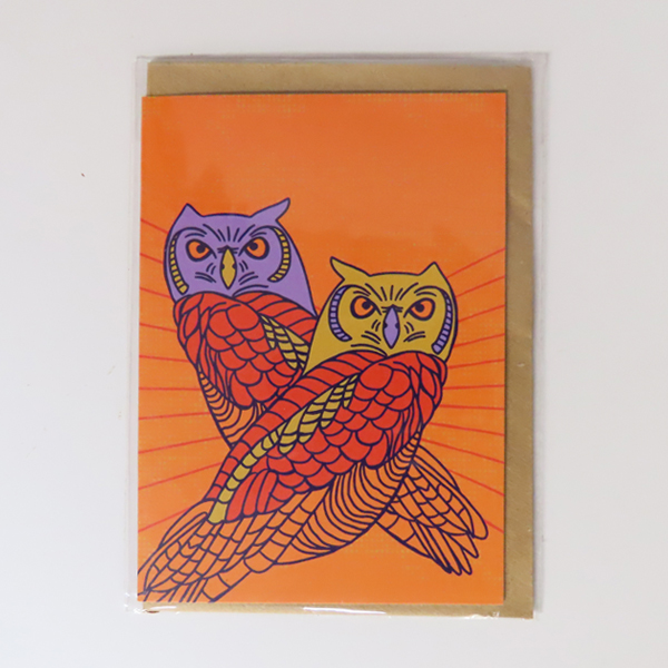 Greeting Card - Shinning Bird/ Owl