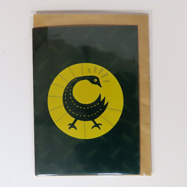 Greeting Card - Adinkra Bird