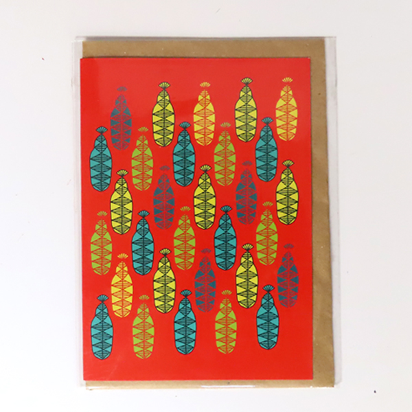 Greeting Card - Cacti in the heat