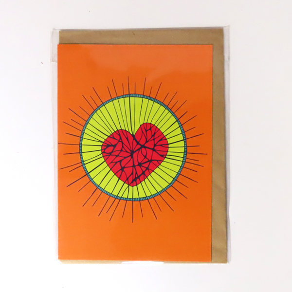 Greeting Card - Love Magic / Orange