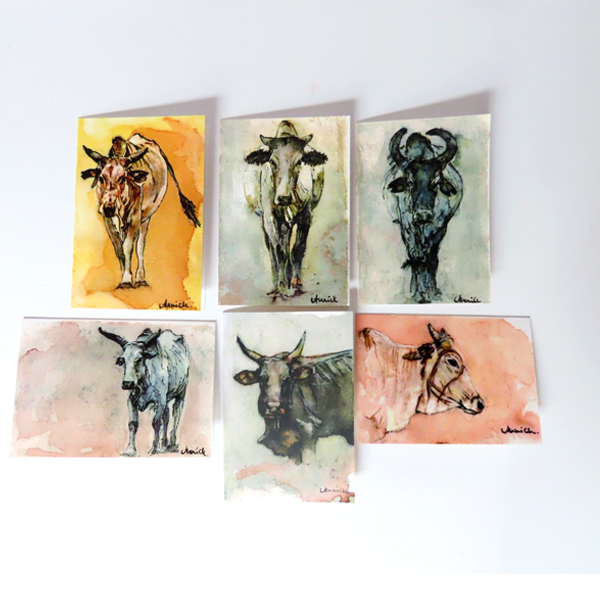 Greeting Cards Pack of 6 - Thinning Out the Herd