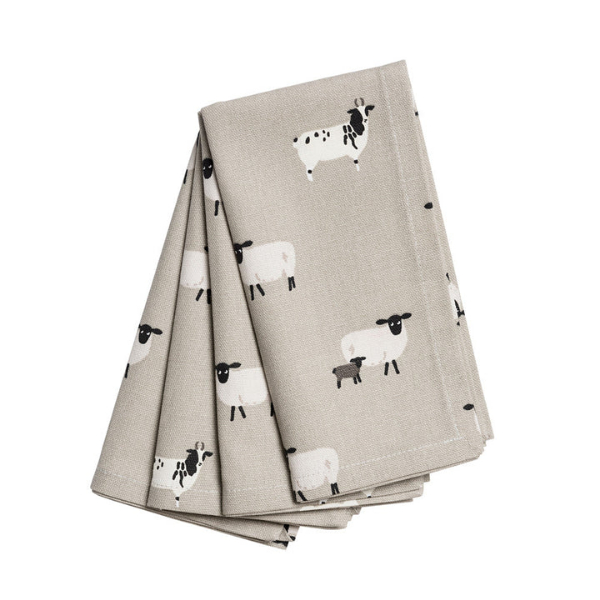 Napkins - Set Of 4 - Sheep