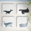 Coasters - Set Of 4 - Whales