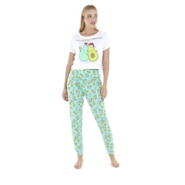Ladies Long Pyjama Set Avo Good Christmas