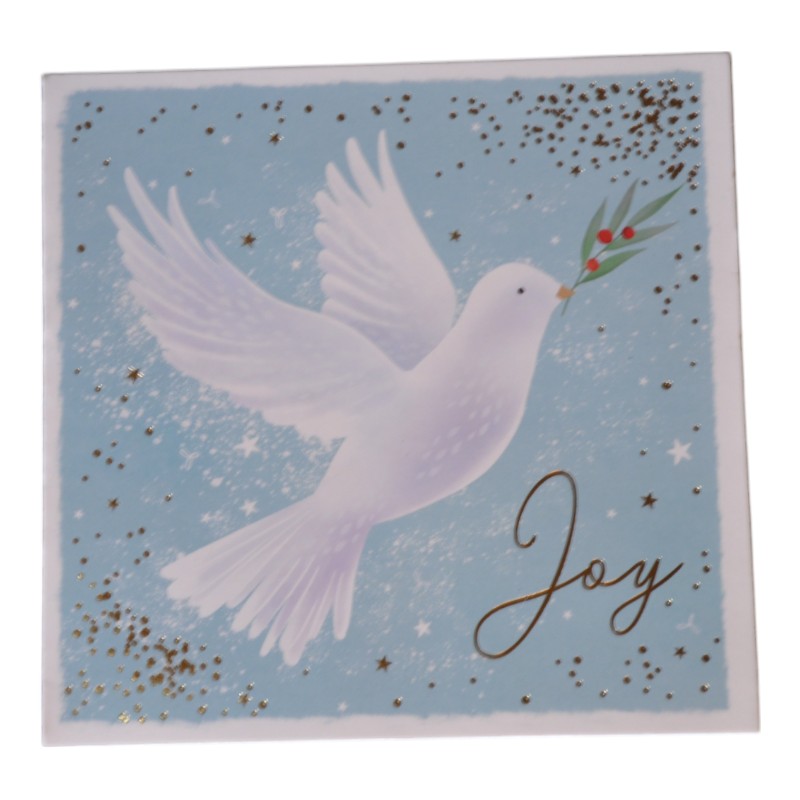 Dove And Bethlehem Design Christmas Cards 10 Pack - Image 2