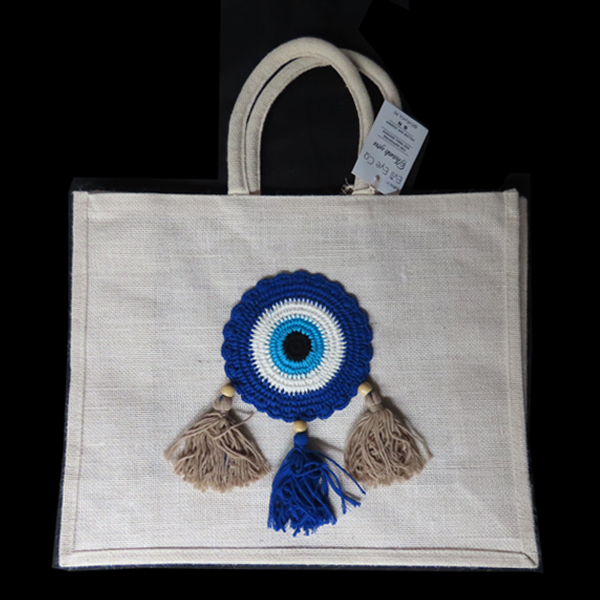 Crotchet Jute Bag - Image 3