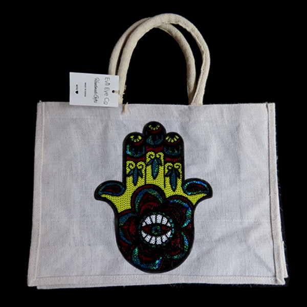 Sequin Jute Bag - Image 5