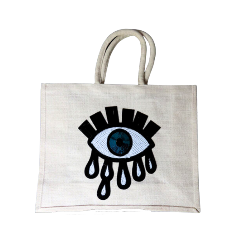 Sequin Jute Bag - Image 8