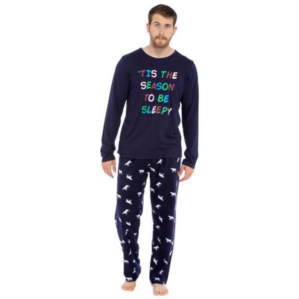 Mens Christmas Pyjamas Season To Be Sleepy