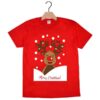 Christmas T-Shirt Rudolf Reindeer Red