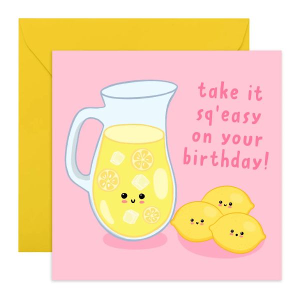 Take It Sq’Easy Birthday Card CC352