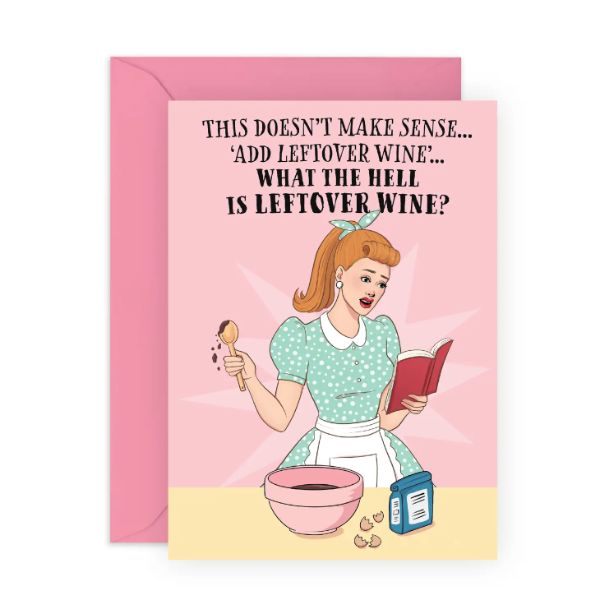 Leftover Wine Everyday Card CG48