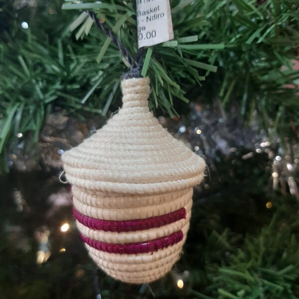 Hanging Basket Decoration - Snowman