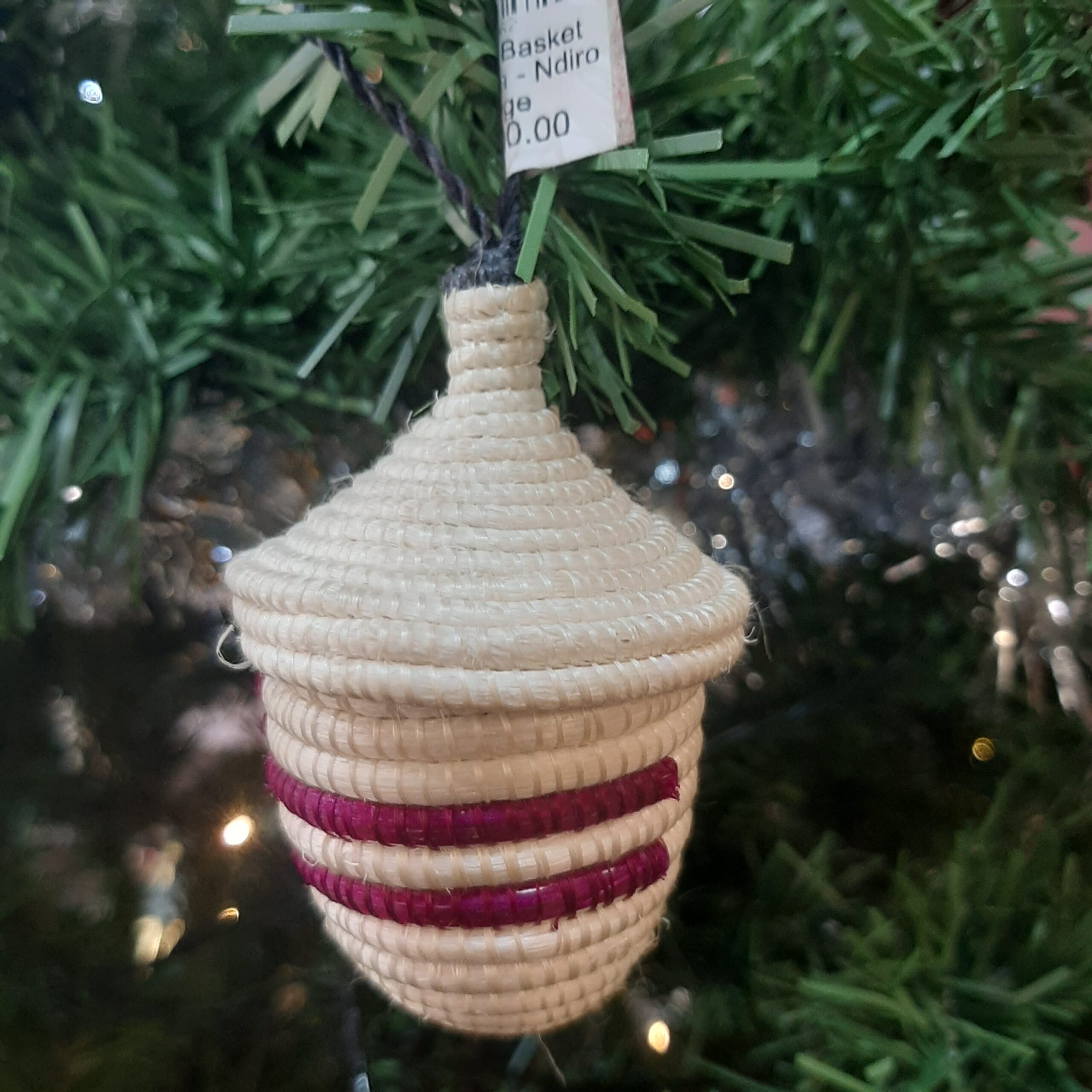 Hanging Basket Decoration - Snowman