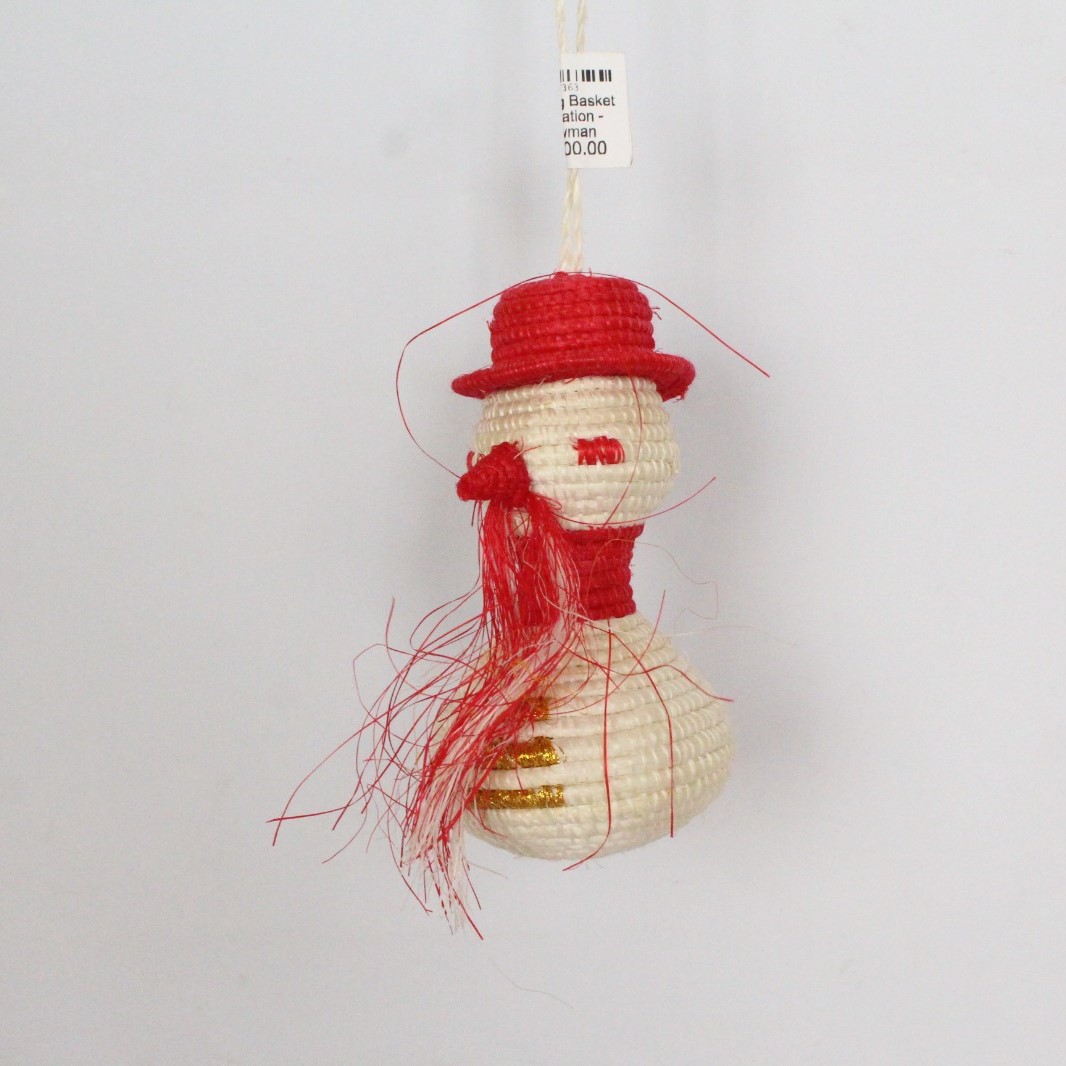 Hanging Basket Decoration - Snowman - Image 2