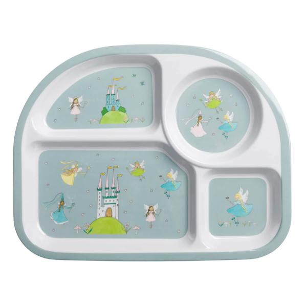 Divider Plate - Melamine - Childrens - Princess Fairies