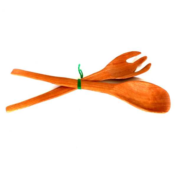 Pair of olive servers