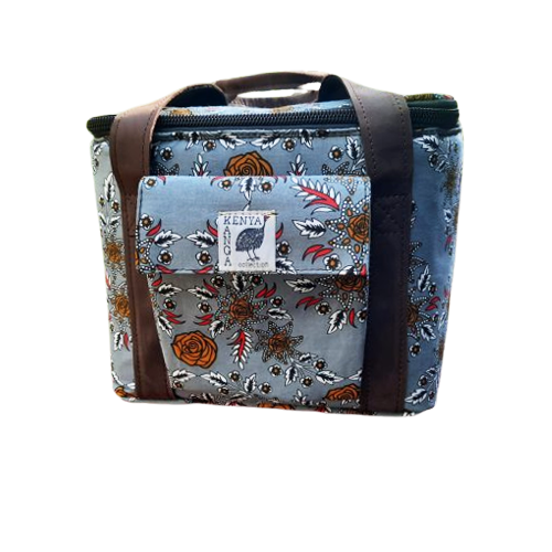 Mini Cooler With Leather Handle - Image 2