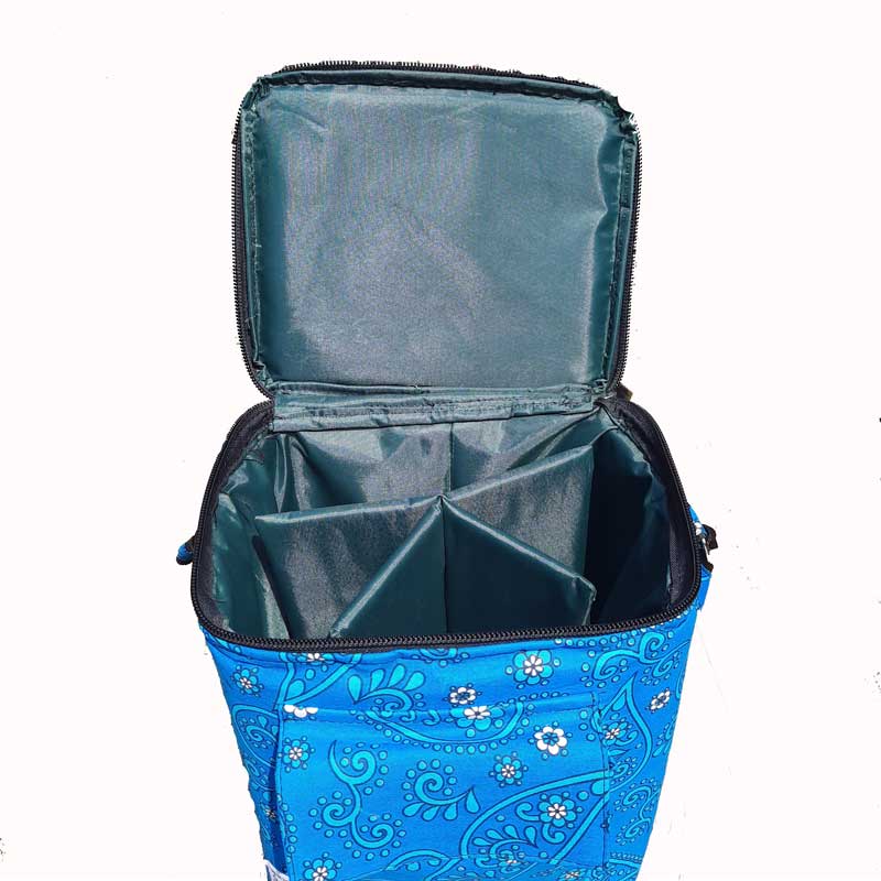 Kanga Bottle Cooler With Leather Handles - Image 2