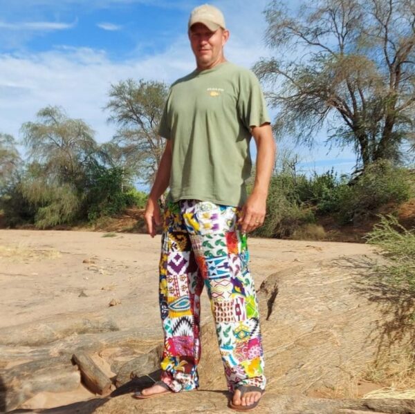 Patched Men Trousers