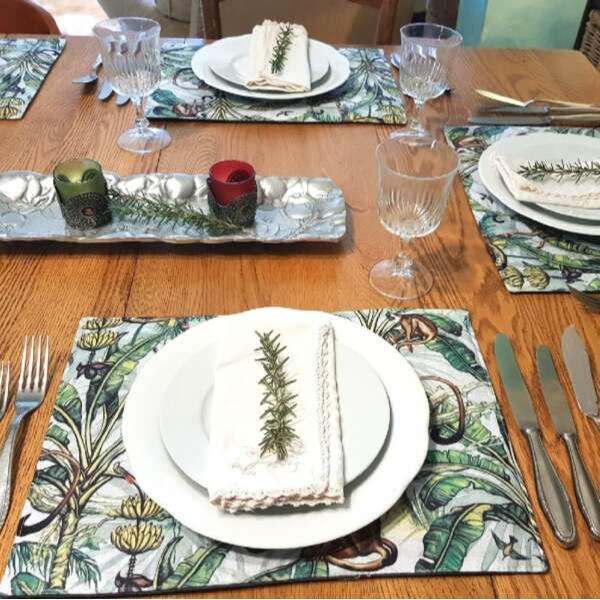 Placemat Vintage Monkey & Bananas