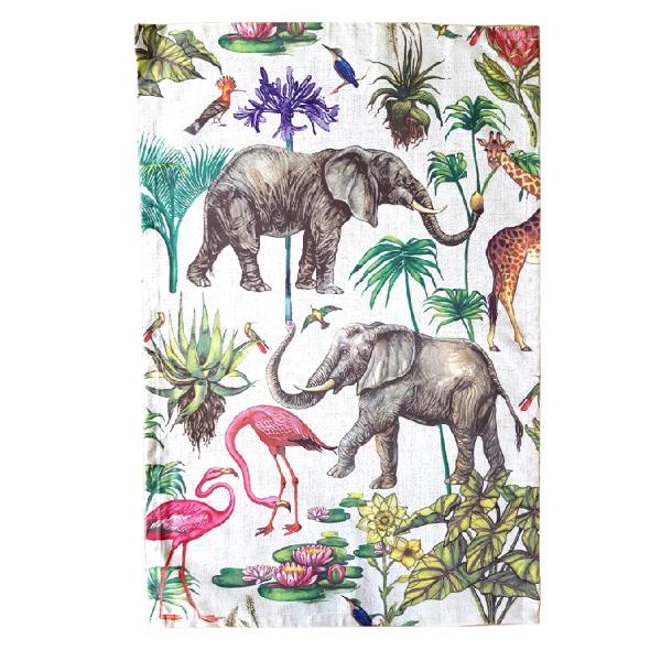 Tea Towels - Vintage Elephant