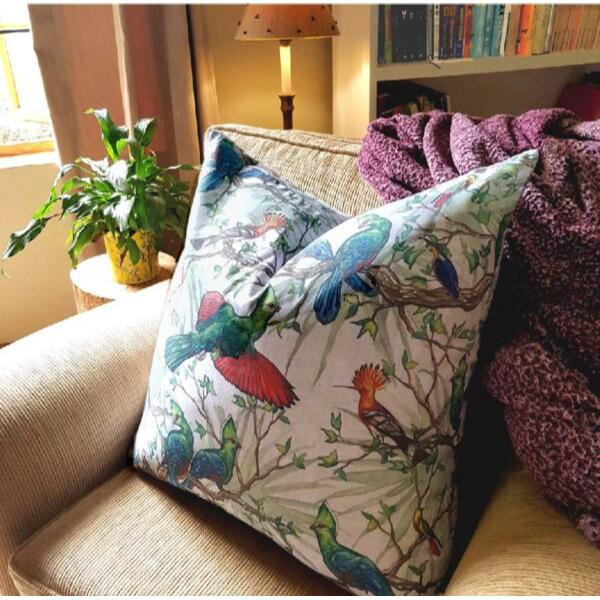 Vintage Bird Cushion Cover