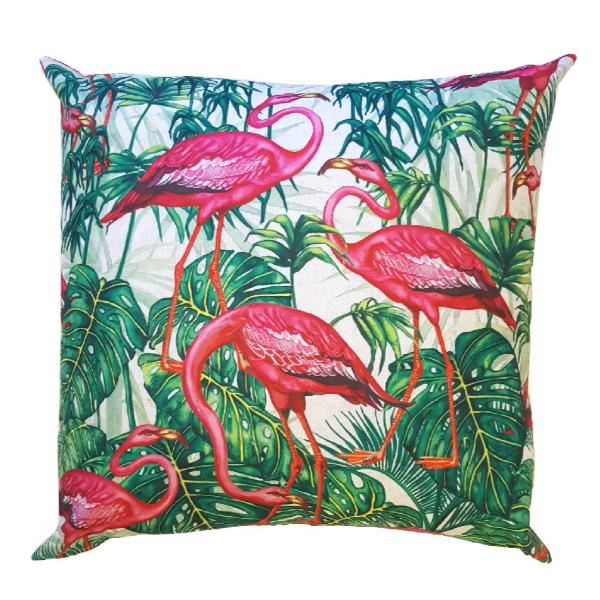 Vintage Flamingo Cushion Cover