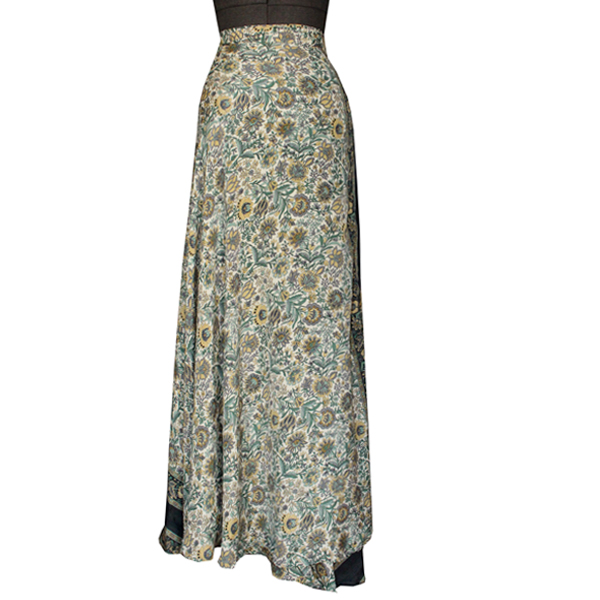 Silk Long Skirt