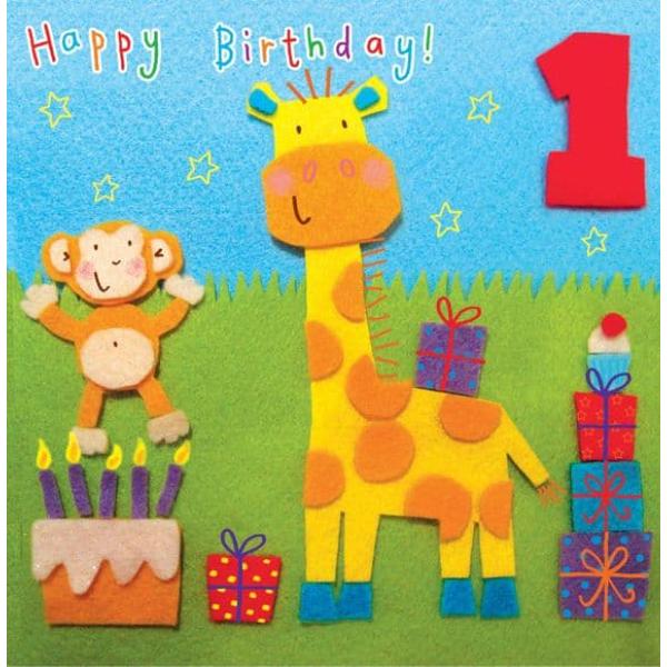Age 1 Giraffe Little Stitches	TW256