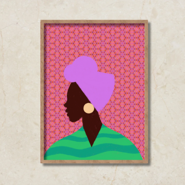 Print - Colourful Woman